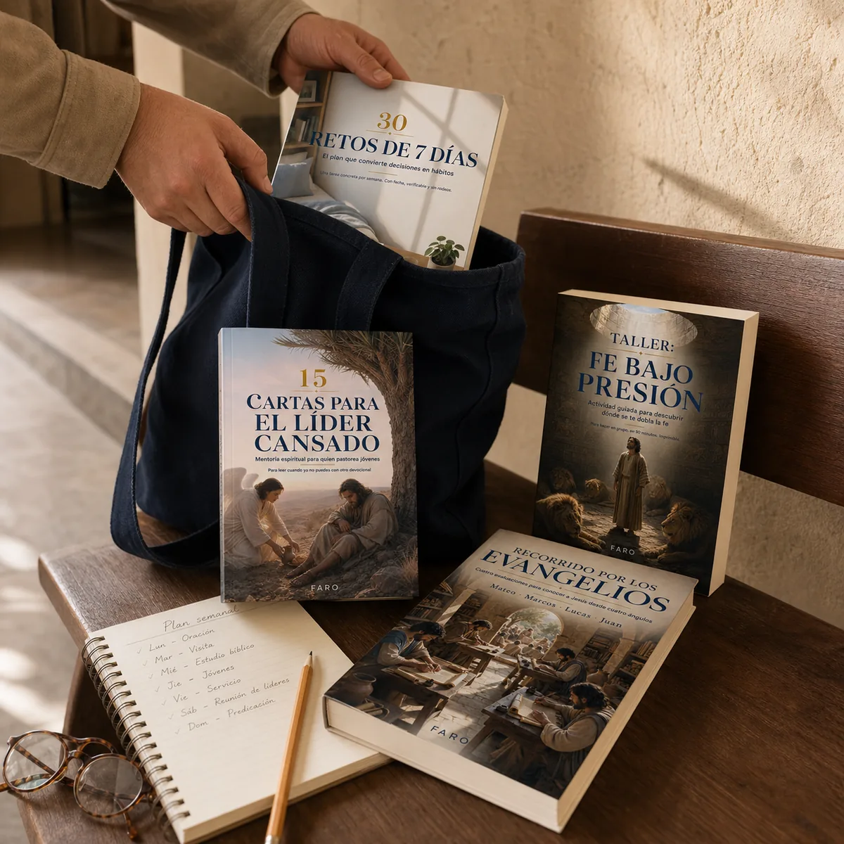 Libros FARO preparados para acompañar el ministerio juvenil