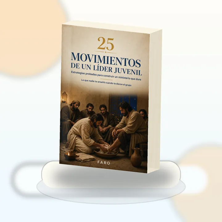 Mockup de 25 Movimientos de un Líder Juvenil