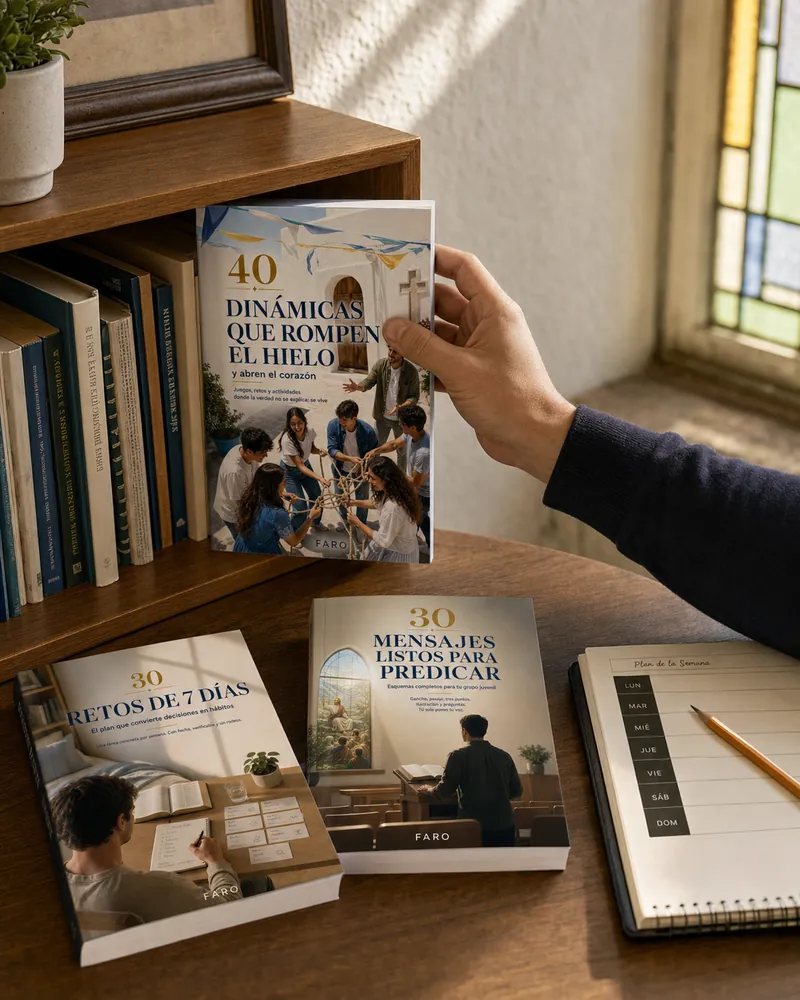 Selección del libro FARO adecuado para cada necesidad del ministerio juvenil